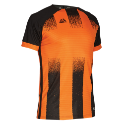 Barca Short Sleeved Football Shirt Tangerine/Black